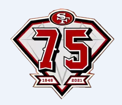 San Francisco 49ers 75th Anniversary Patch